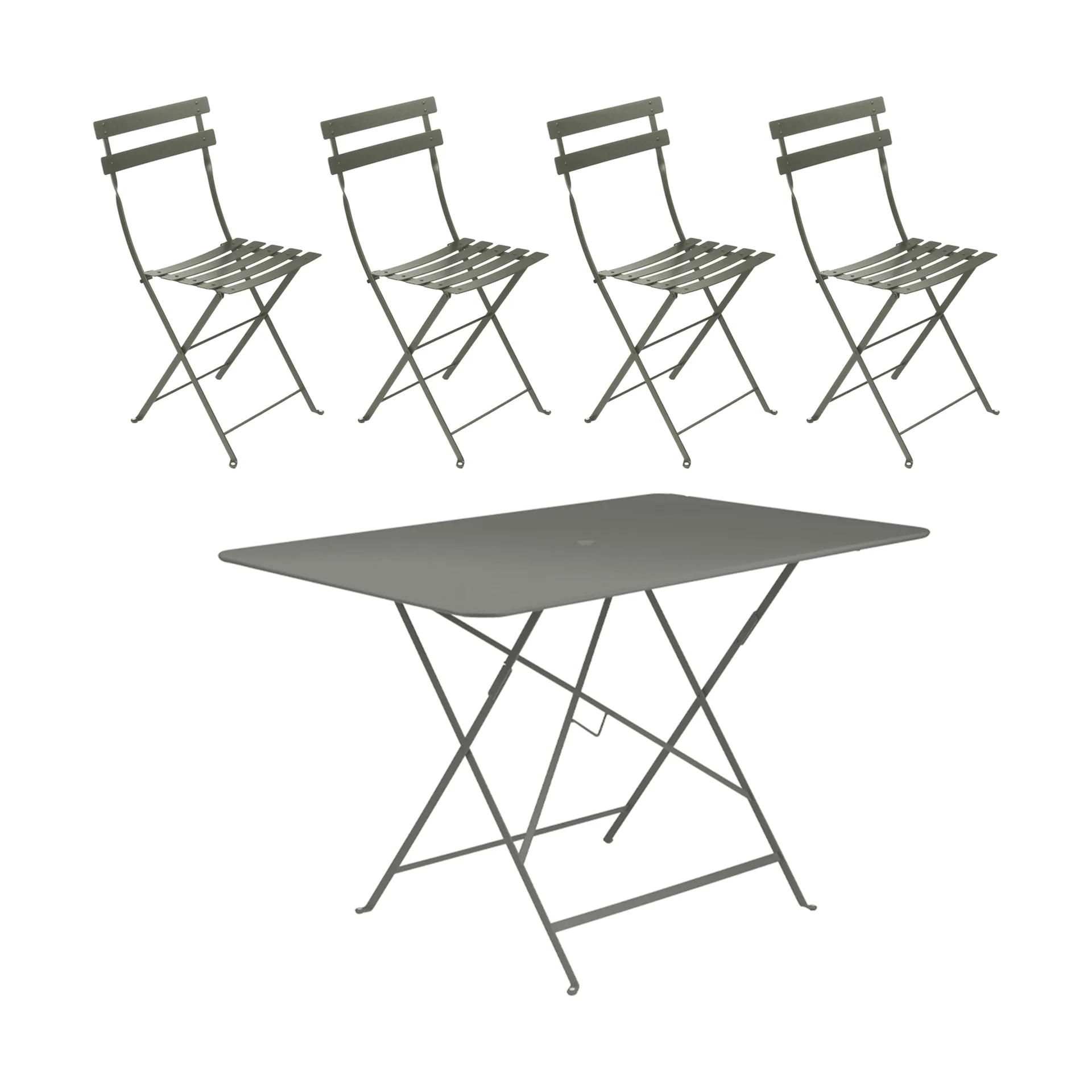 Bistro bord 117x77 cm + 4 stolar, Rosemary,  Fermob