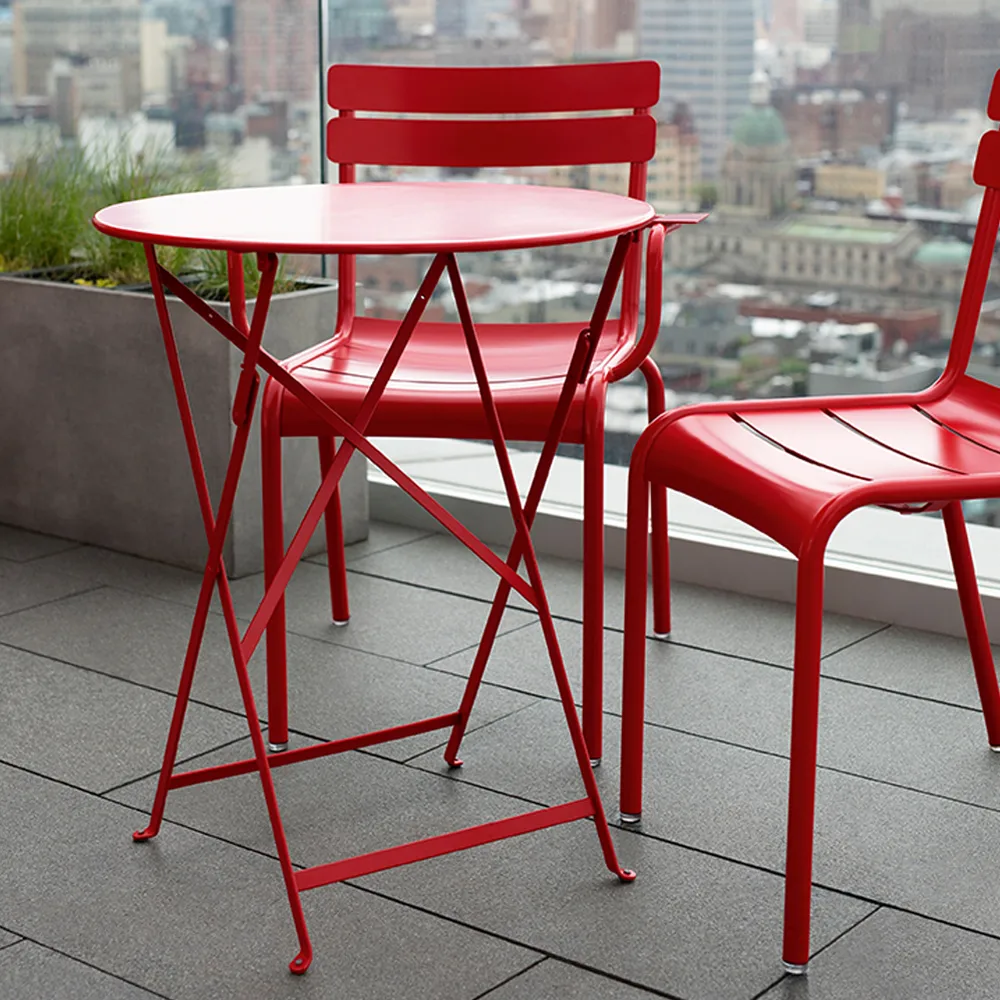 Bistro bord Ø60 cm, red ochre Fermob