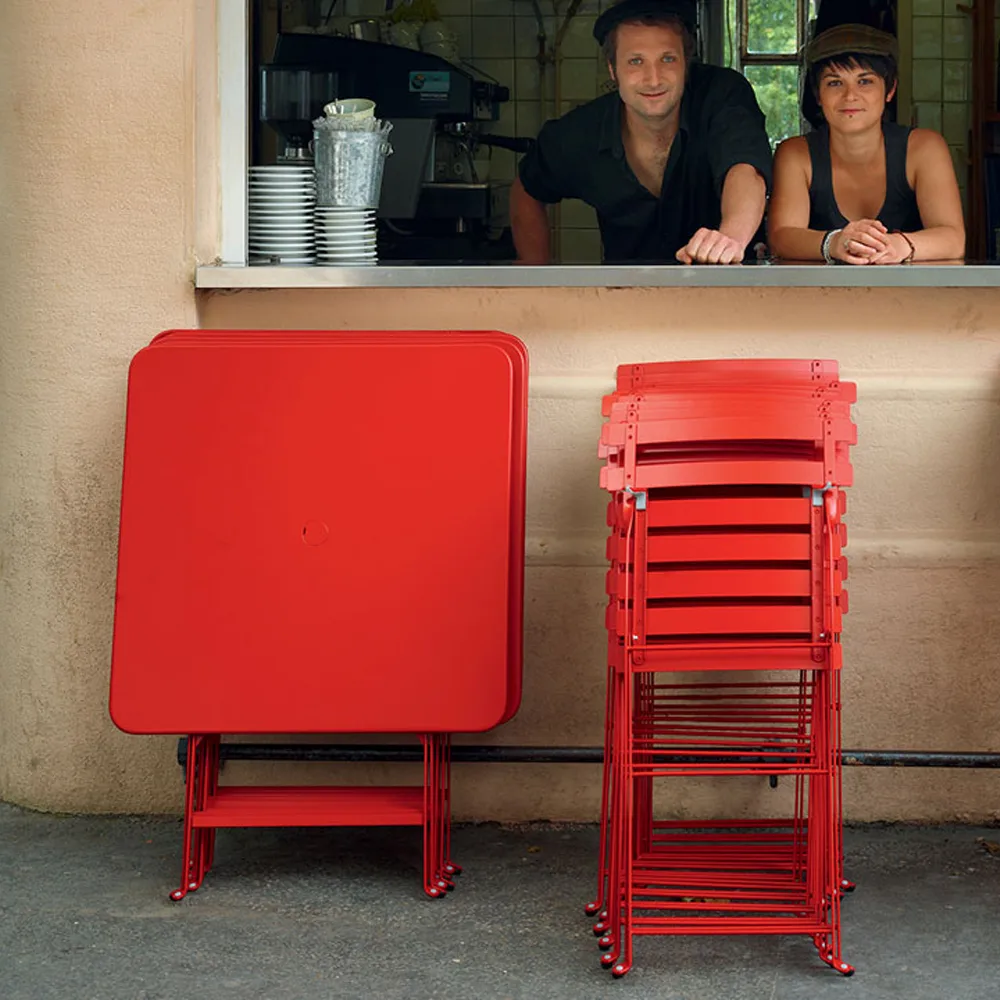 Bistro bord 71x71 cm, frosted lemon Fermob