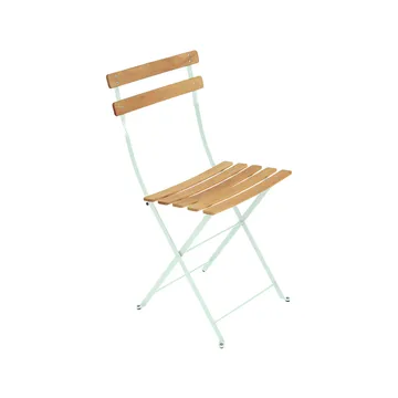 Bistro Natural stol - Ice mint (grön), oljad bok - Fermob