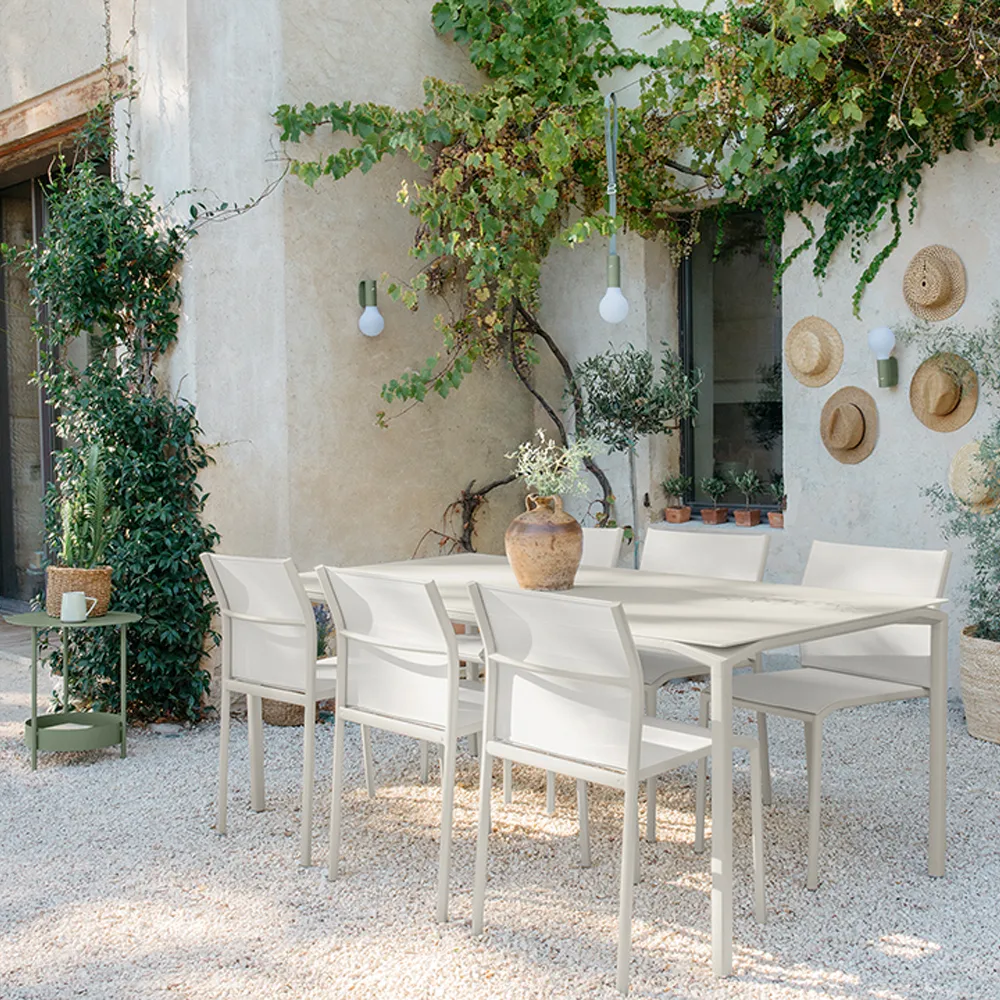 Calvi bord 195x95 cm, clay grey Fermob