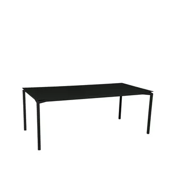 Calvi bord 195x95 cm - Liquorice (svart) - Fermob
