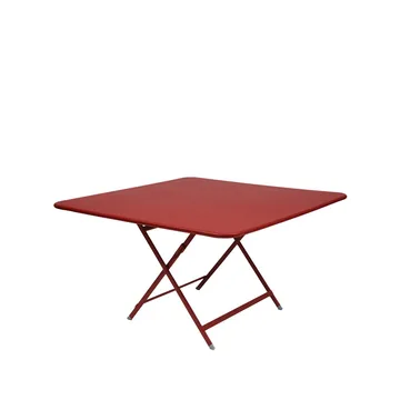 Caractere bord 128x128 cm - Chili (röd) - Fermob