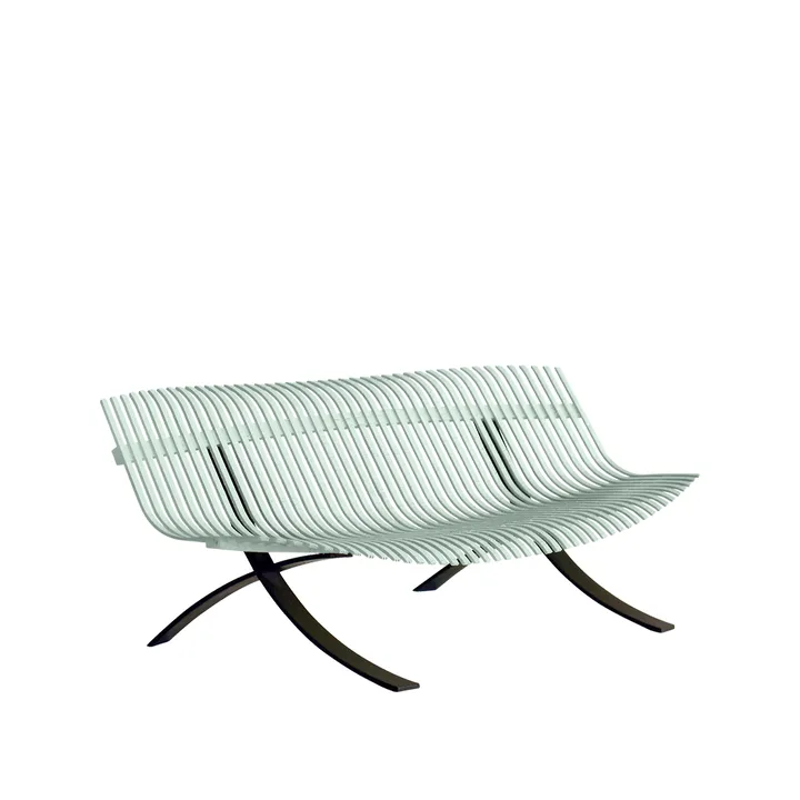 Charivari bänk - ice mint - Fermob