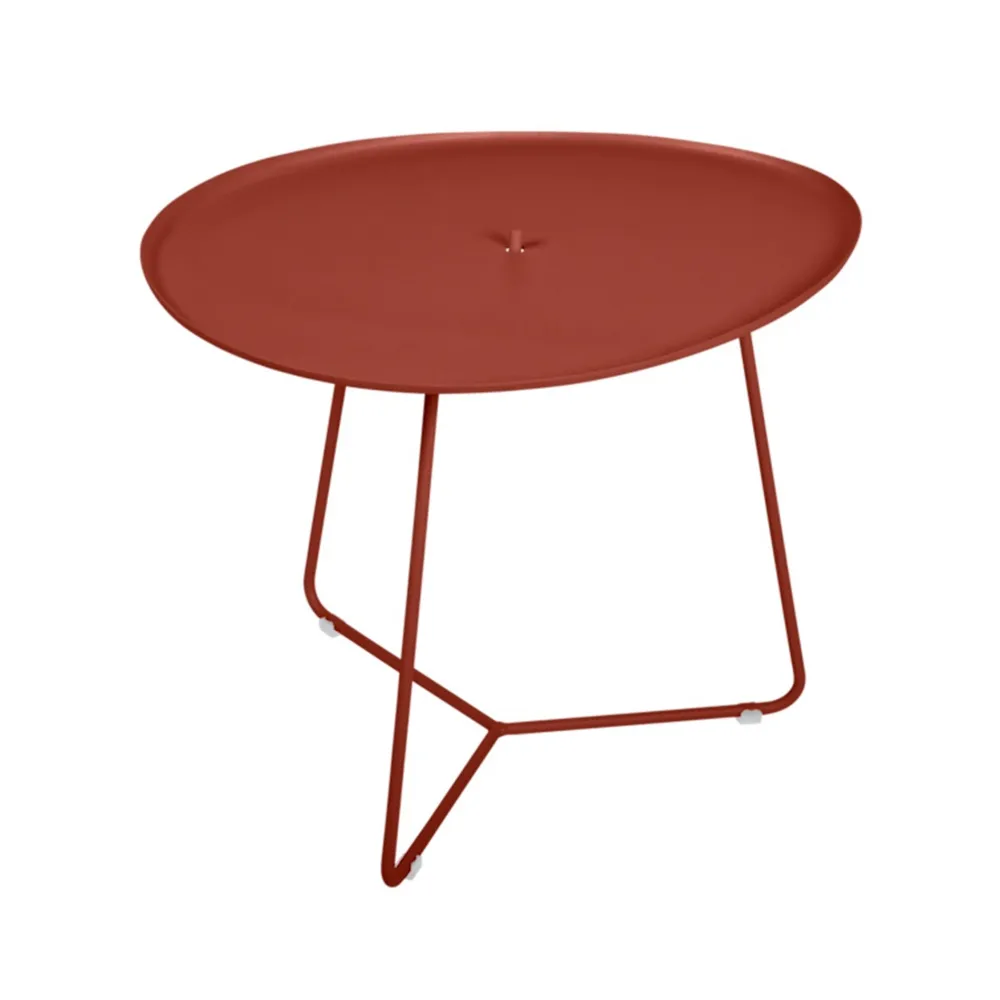 Cocotte bord lågt, Red ochre (röd) Fermob