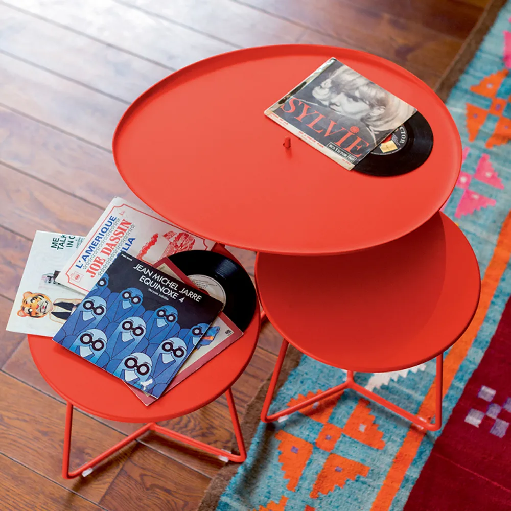Cocotte sidobord Ø34 cm, Chili (röd) Fermob