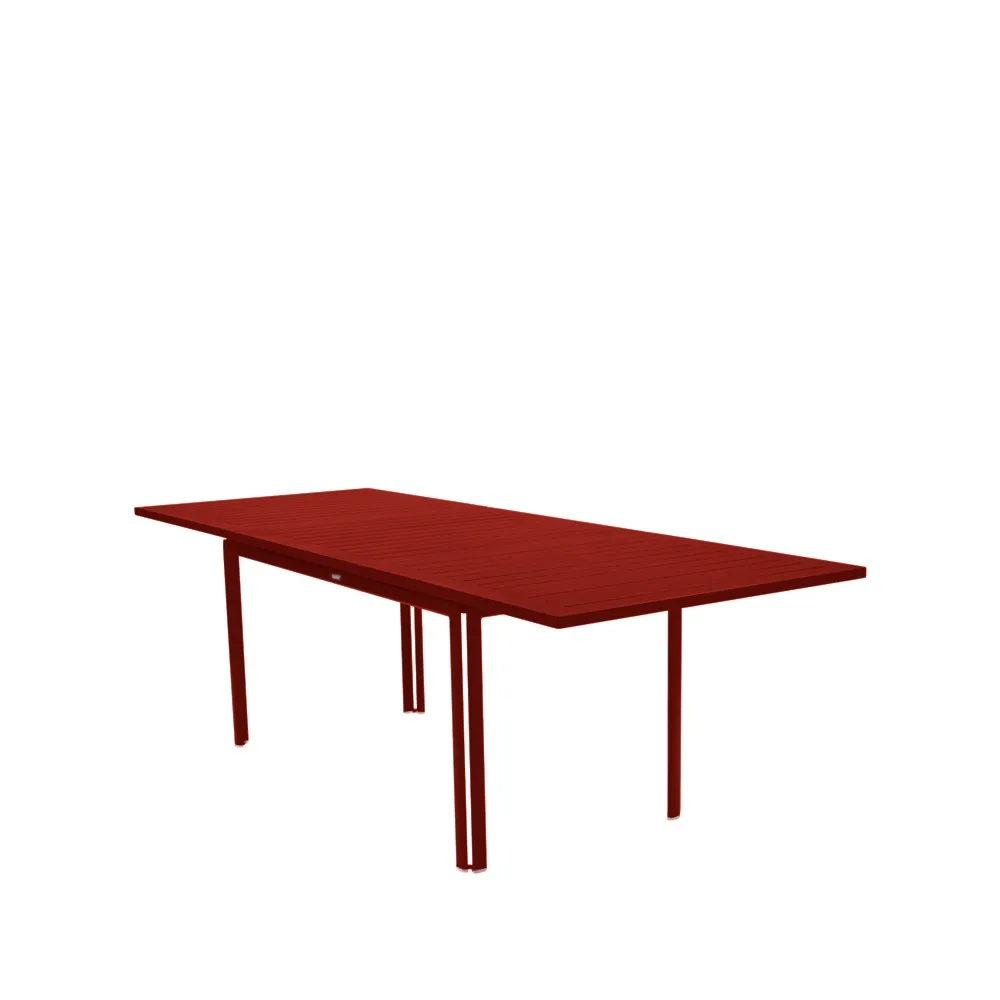 Costa matbord med iläggsskiva, chili Fermob