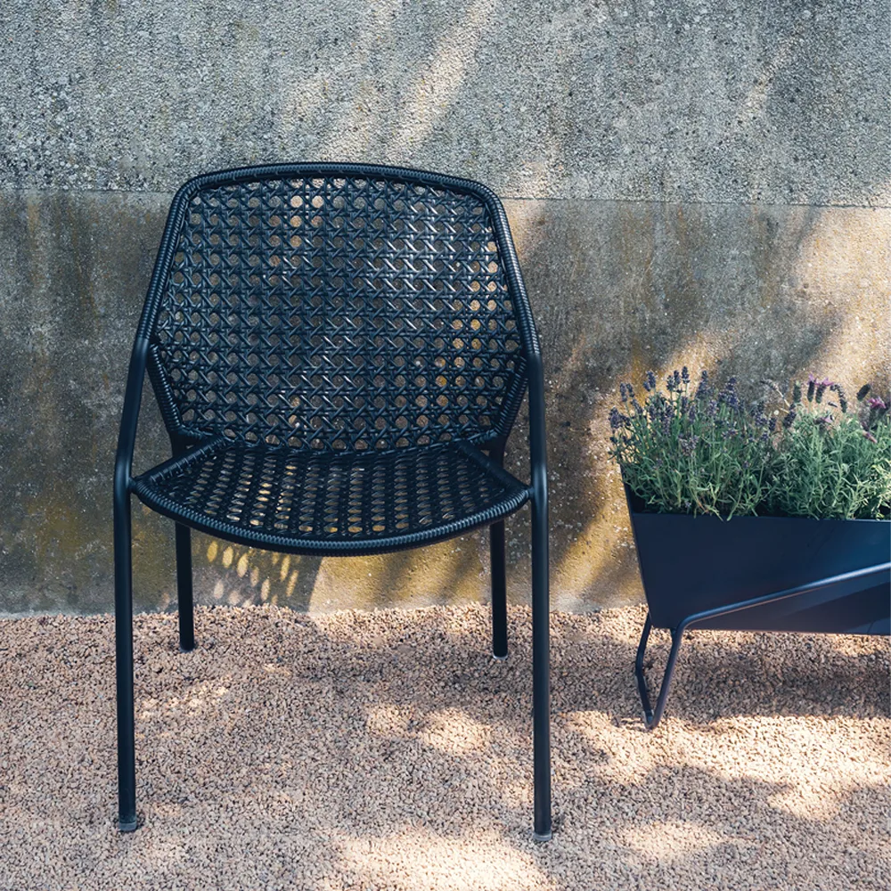 Croisette karmstol, Storm grey Fermob