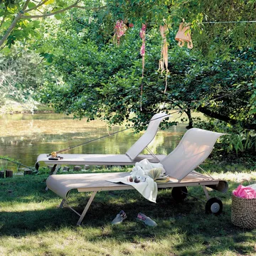 Dune solsäng - chili - Fermob