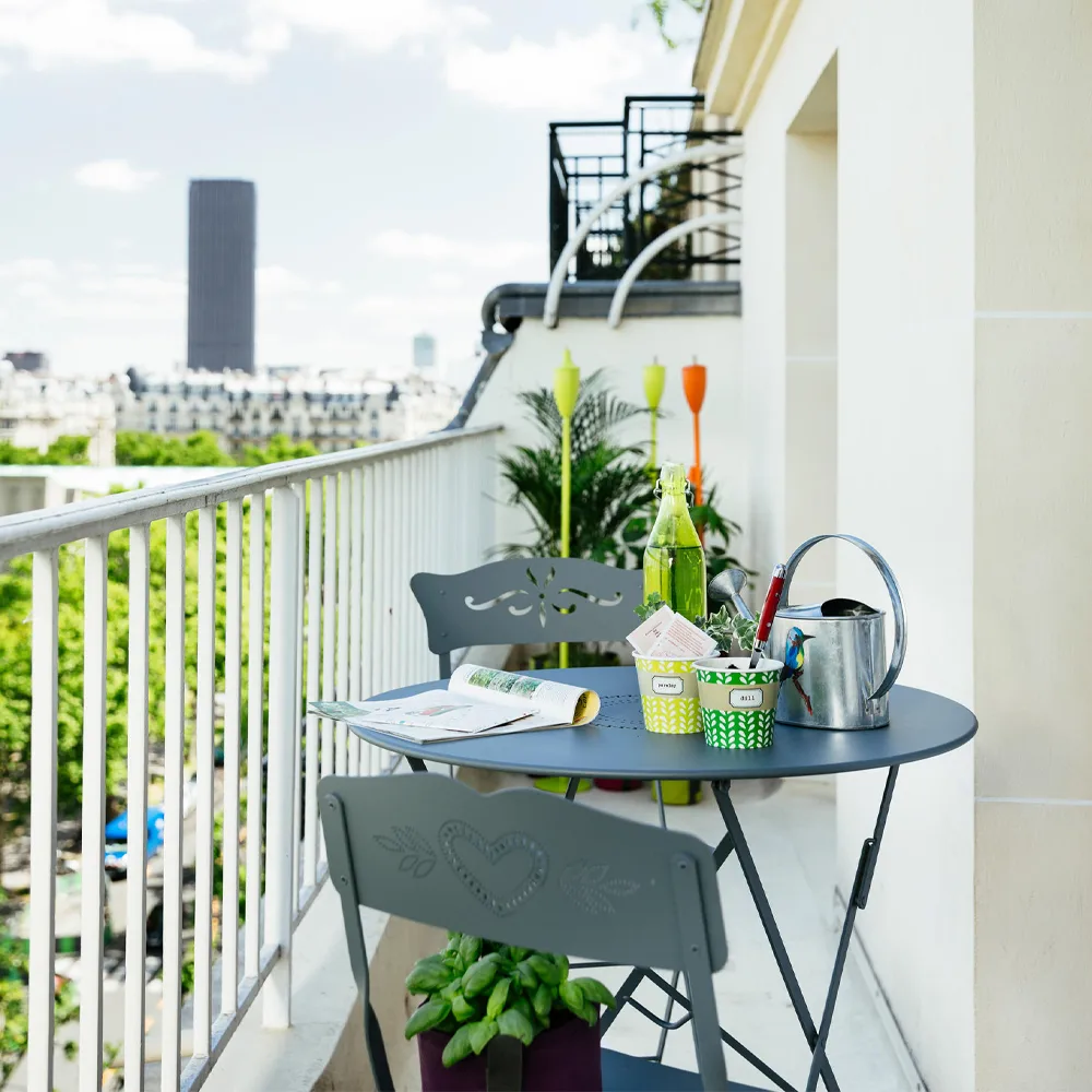 Floreal bord Ø60 cm, black cherry Fermob