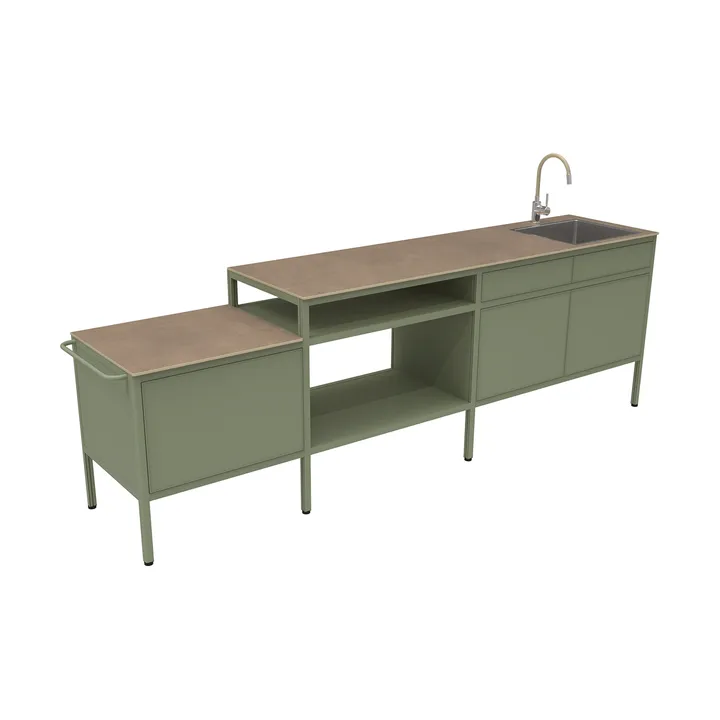 Goosto The Generous utekök med diskho - Cactus - Fermob