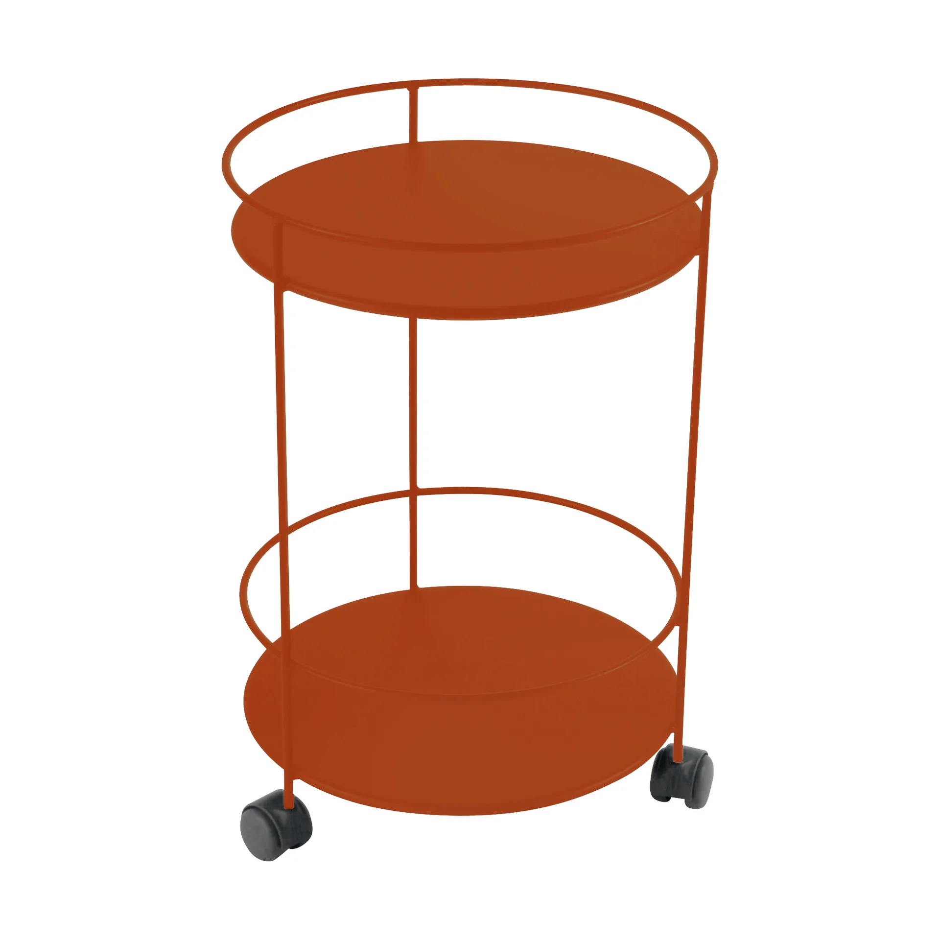 Guinguette sidobord med hjul, Candied orange (orange) Fermob