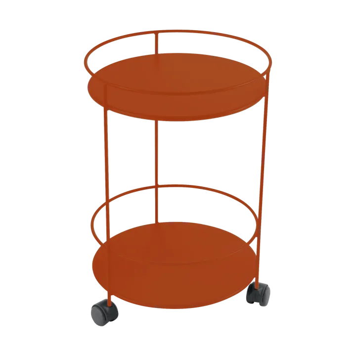 Guinguette sidobord med hjul - Candied Orange - Fermob