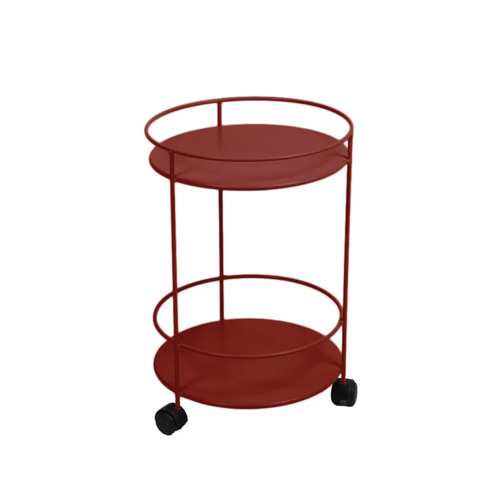 Guinguette sidobord med hjul, Chili Fermob