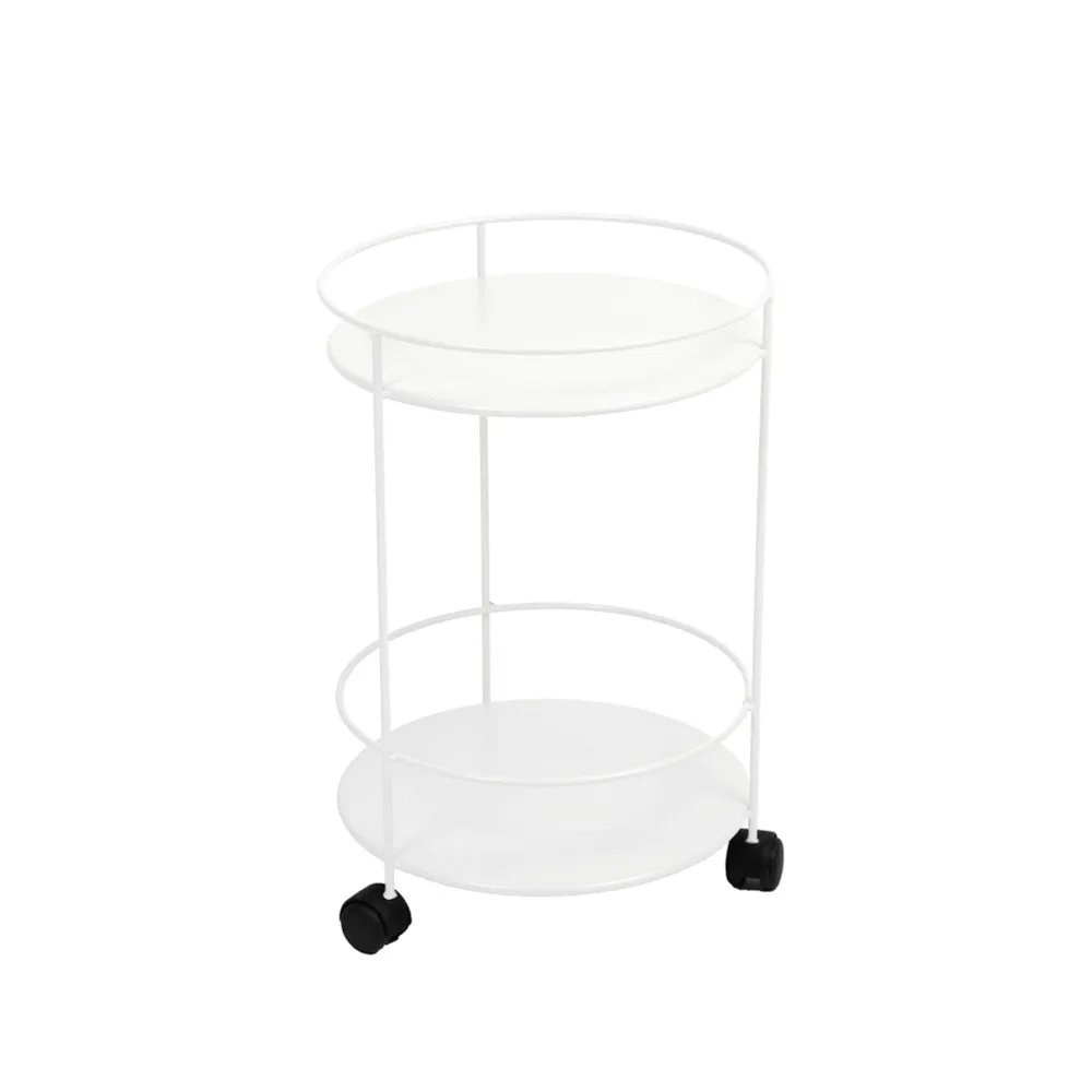 Guinguette sidobord med hjul, cotton white Fermob