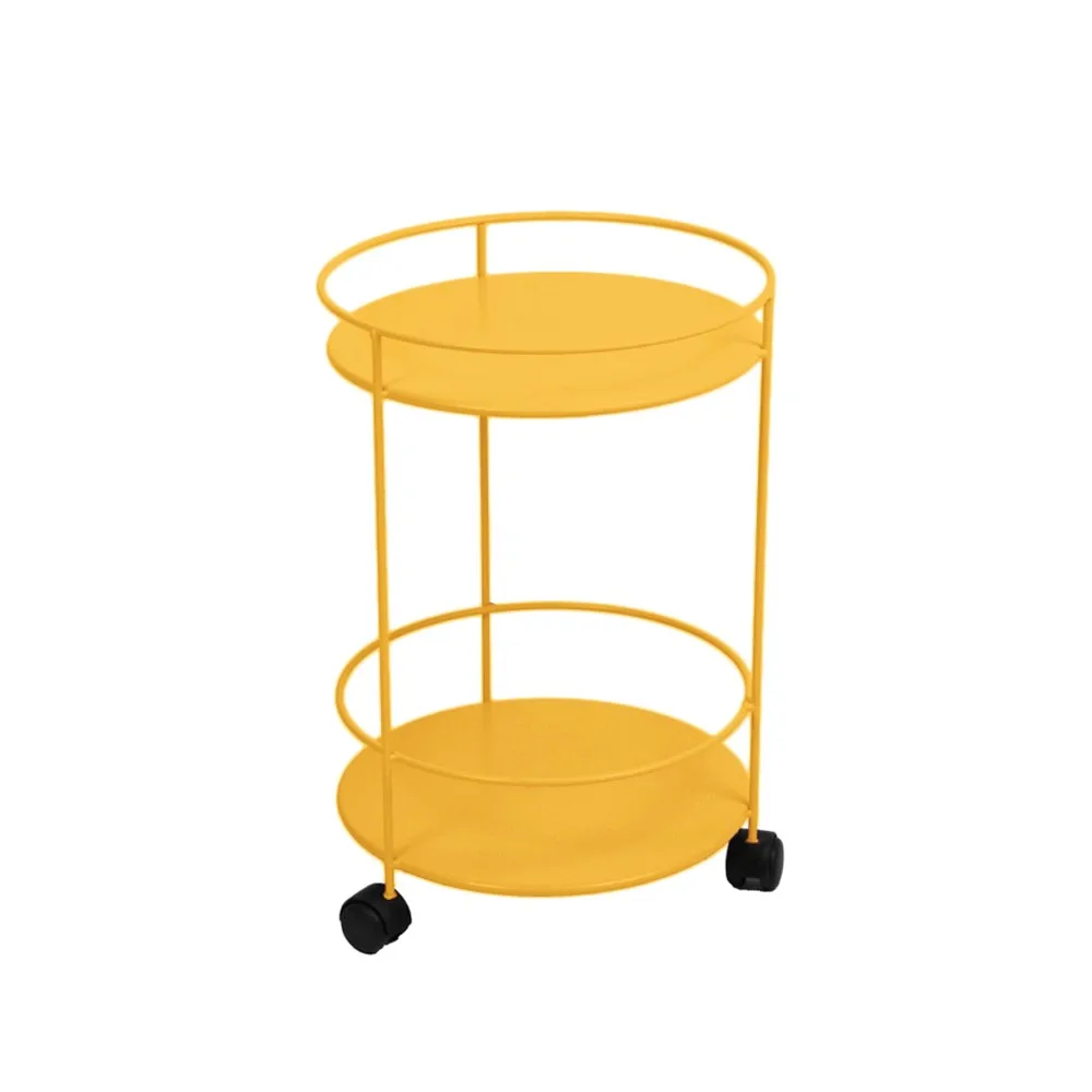 Guinguette sidobord med hjul, honey Fermob