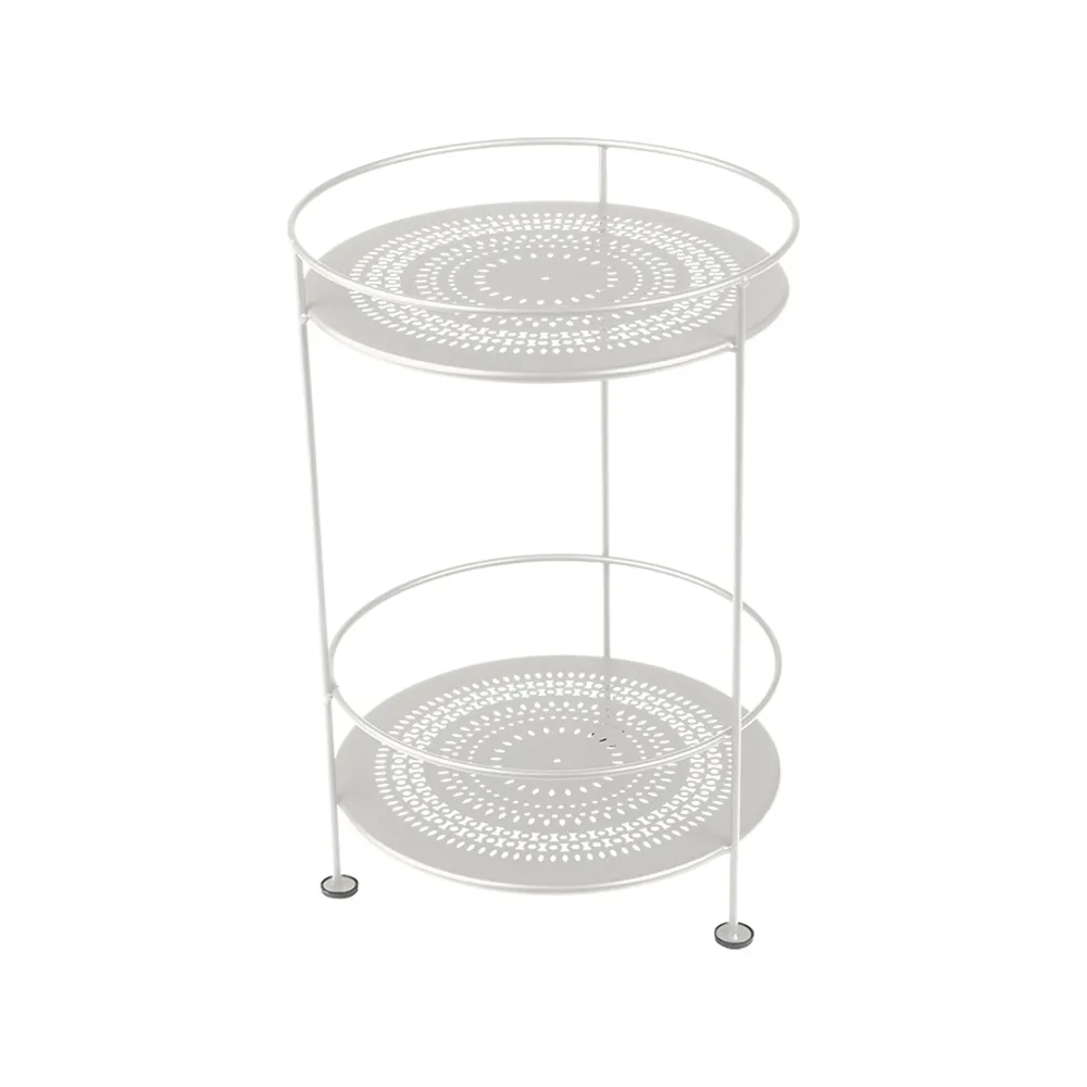 Guinguette sidobord utan hjul, Clay grey Fermob