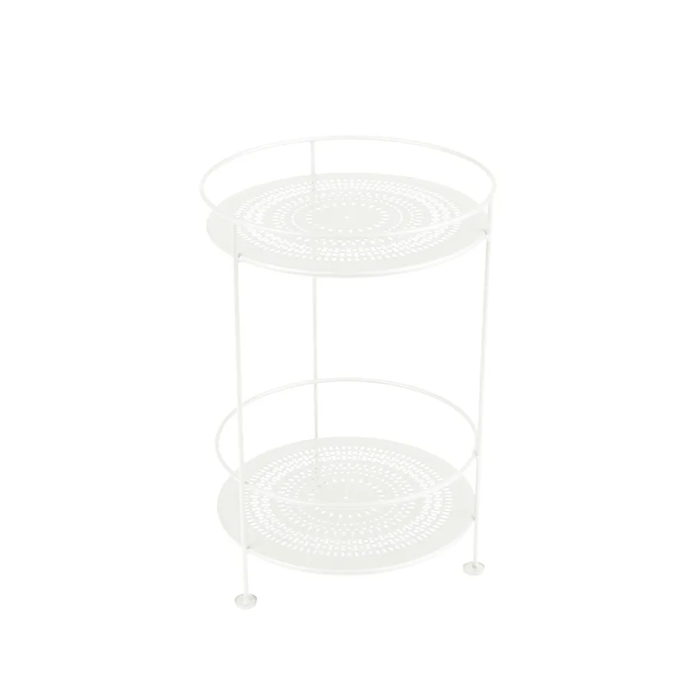 Guinguette sidobord utan hjul, cotton white Fermob