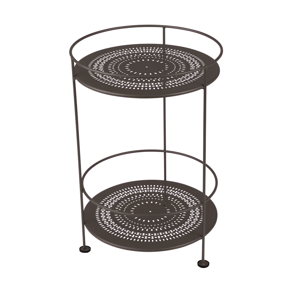Guinguette sidobord utan hjul, Tonka (brun) Fermob