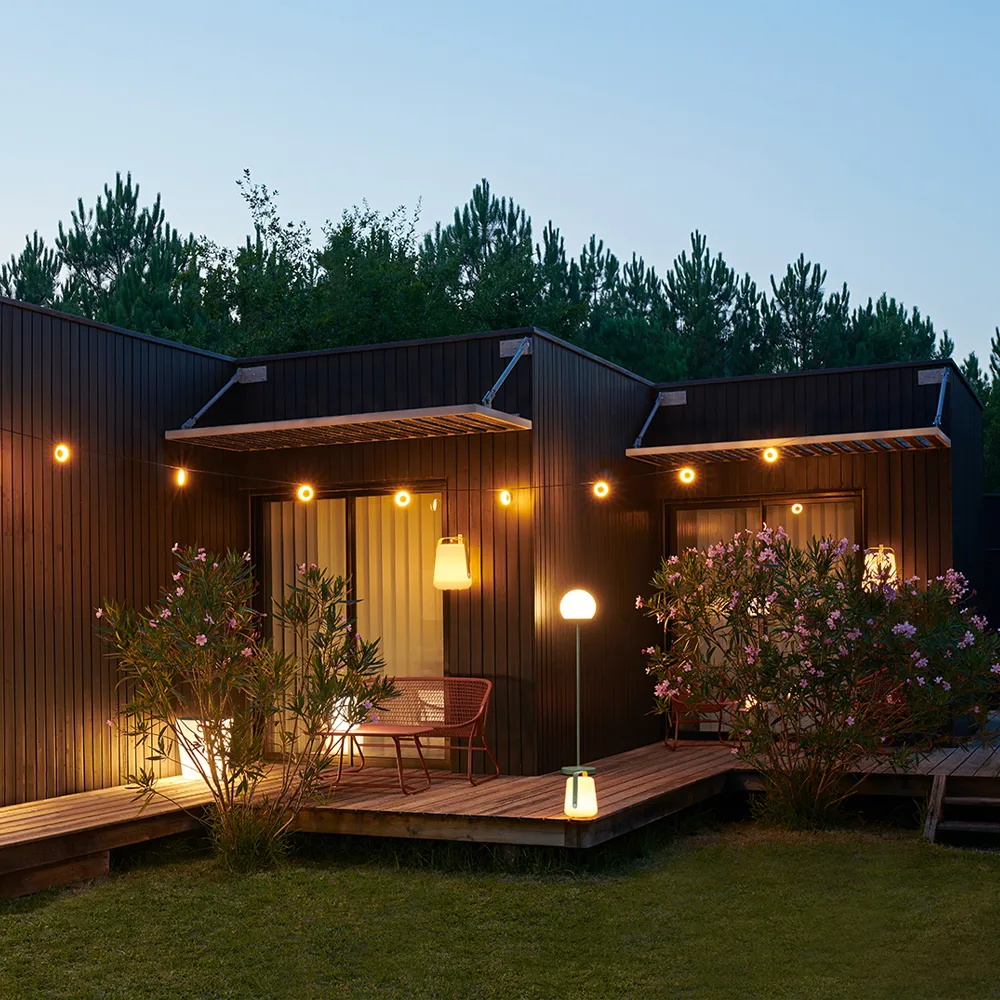 Hoop ljusslinga 12 m, Acapulco blue Fermob