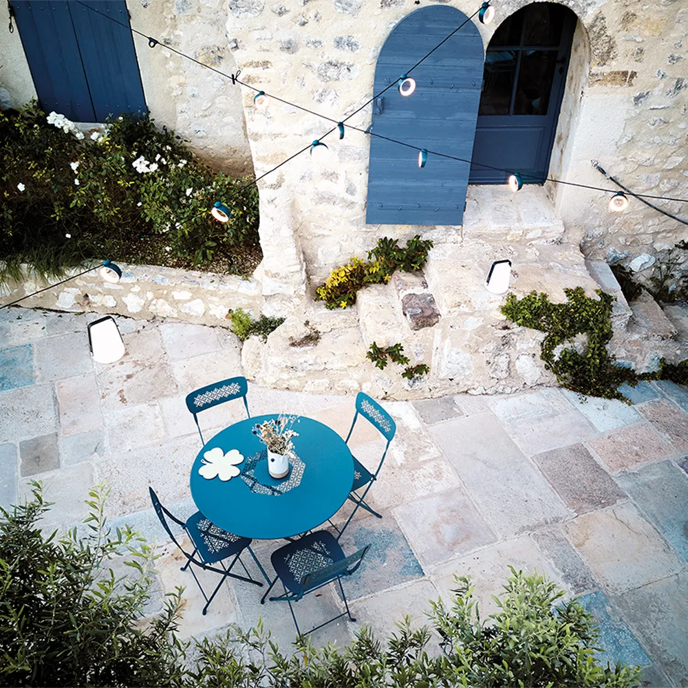 Hoop ljusslinga 12 m, Acapulco blue Fermob