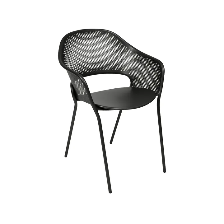 Kate karmstol - Liquorice (svart) - Fermob