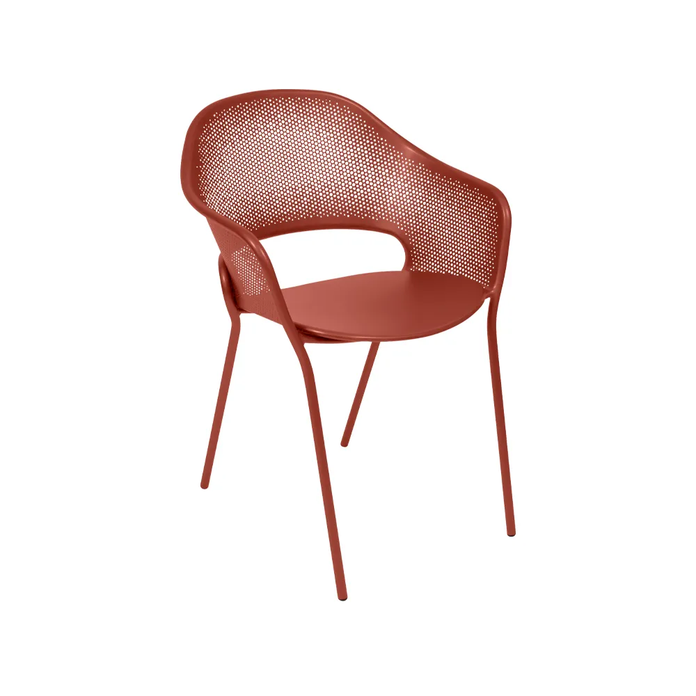 Kate karmstol, Red ochre (röd) Fermob