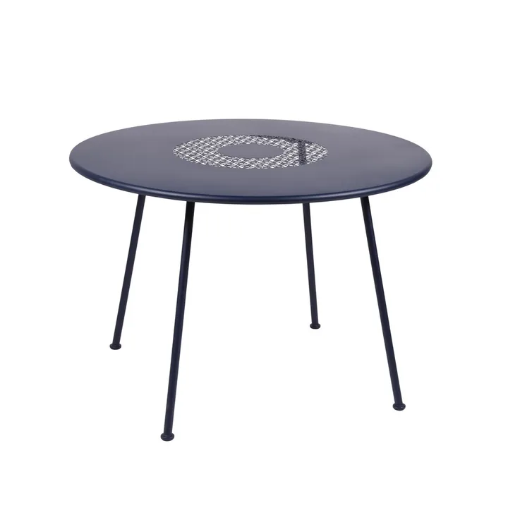 Lorette bord - Deep blue (blå), ø110 cm - Fermob