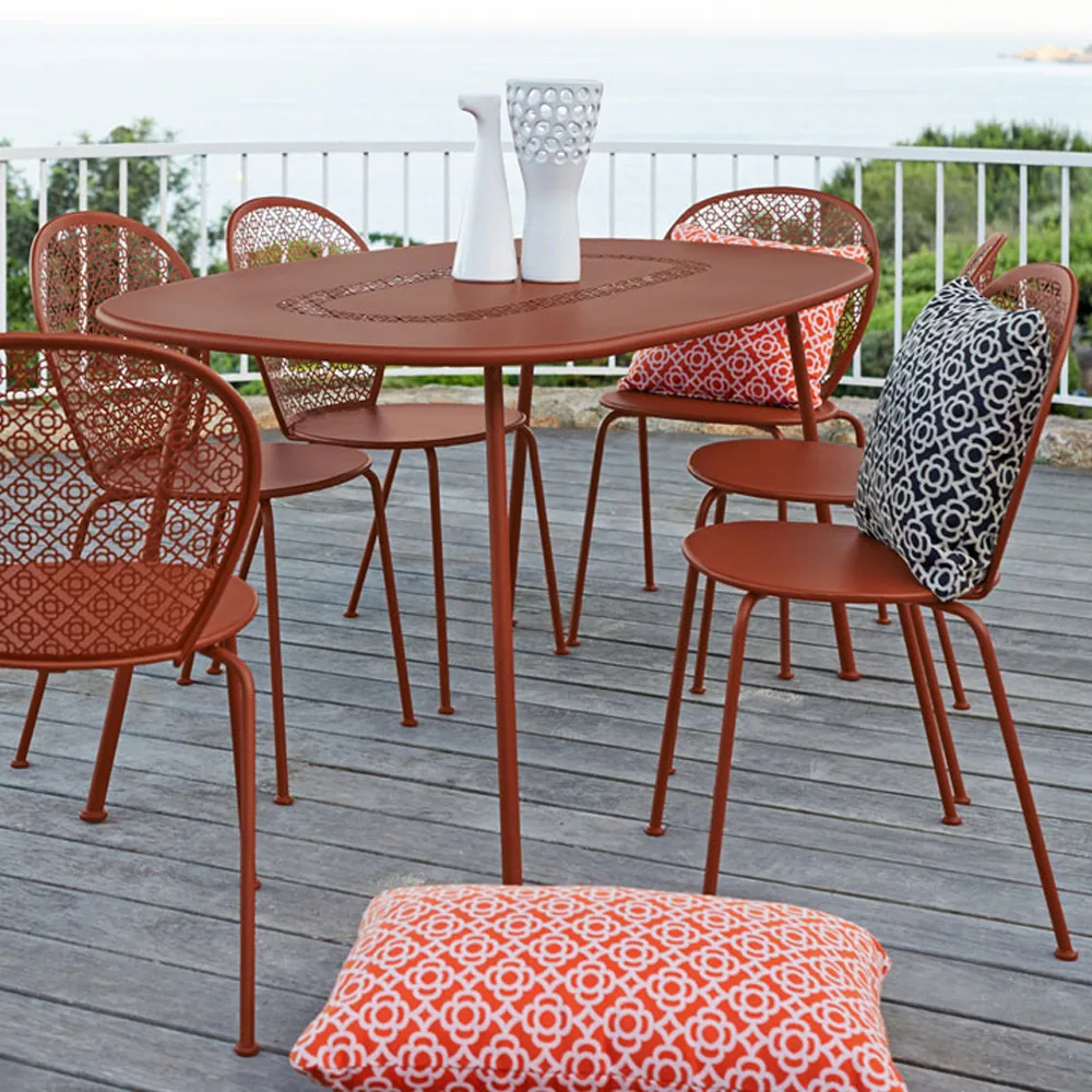 Lorette bord ovalt, anthracite Fermob