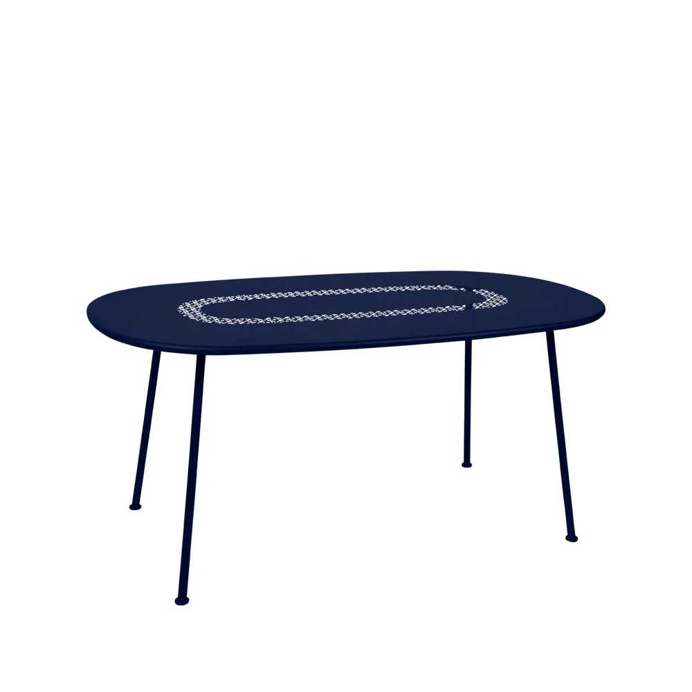 Lorette bord ovalt, Deep blue (blå) Fermob
