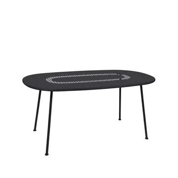 Lorette bord ovalt - Liquorice (svart) - Fermob