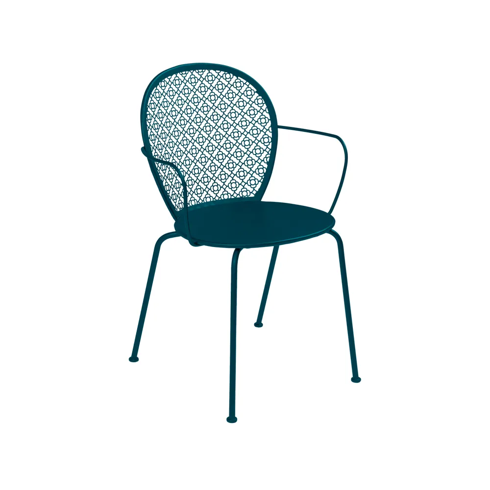 Lorette karmstol, acapulco blue Fermob