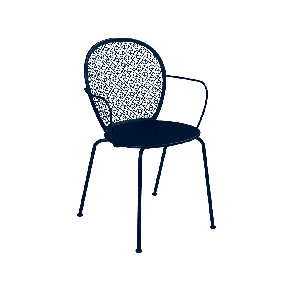 Lorette karmstol, deep blue Fermob