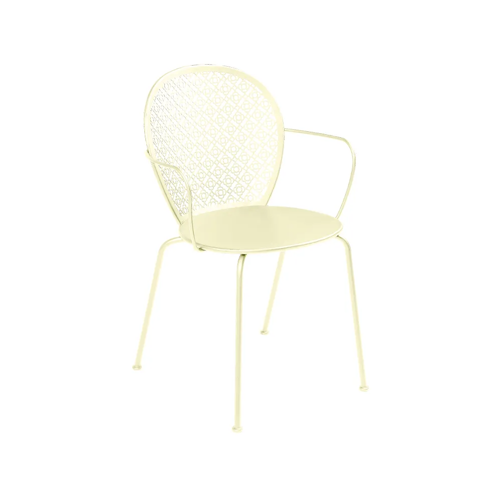 Lorette karmstol, Frosted lemon (gul) Fermob