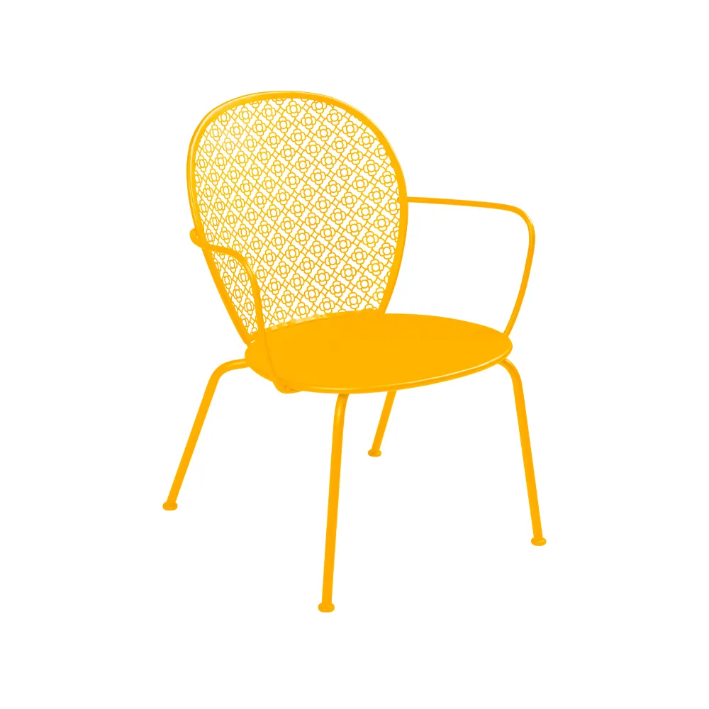 Lorette karmstol låg, honey Fermob