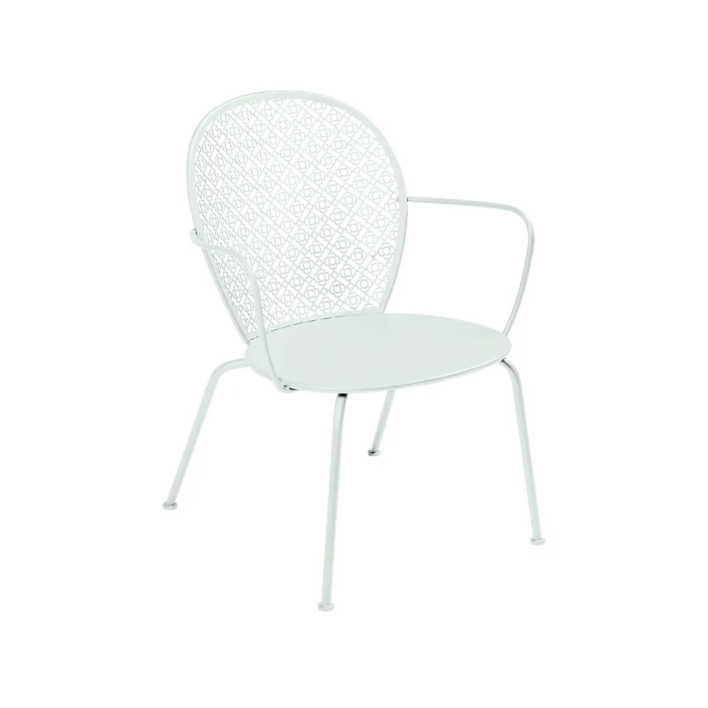 Lorette karmstol låg, Ice mint (grön) Fermob