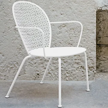 Lorette karmstol låg - ice mint - Fermob