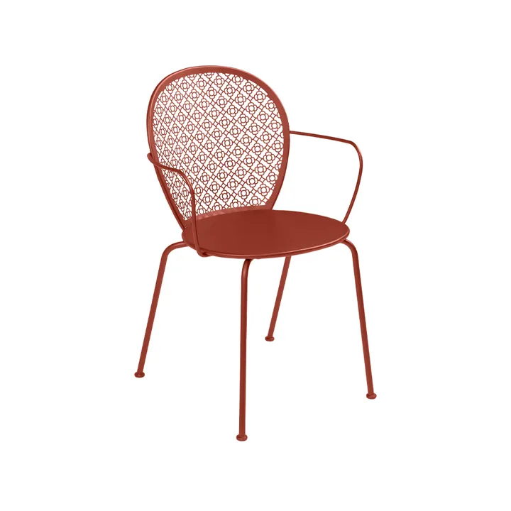 Lorette karmstol - Red ochre (röd) - Fermob