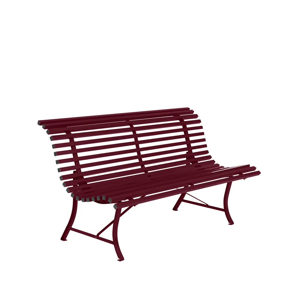 Louisiane bänk 150 cm, black cherry Fermob