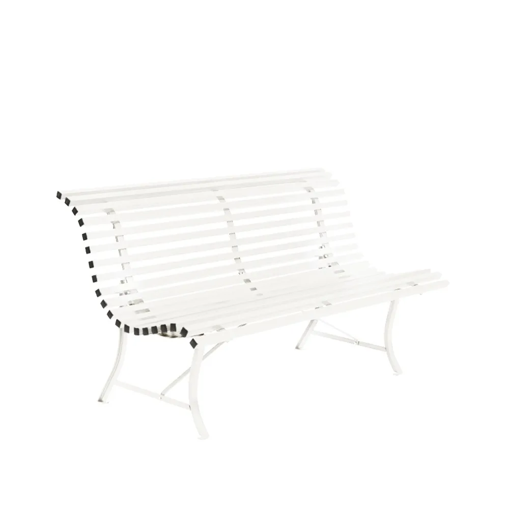 Louisiane bänk 150 cm, cotton white Fermob