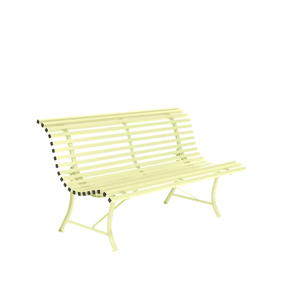 Louisiane bänk 150 cm, frosted lemon Fermob
