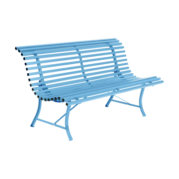 Louisiane bänk 150 cm - Maya Blue - Fermob