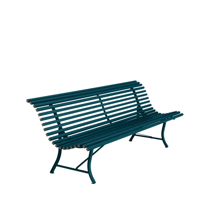 Louisiane bänk 200 cm - acapulco blue - Fermob
