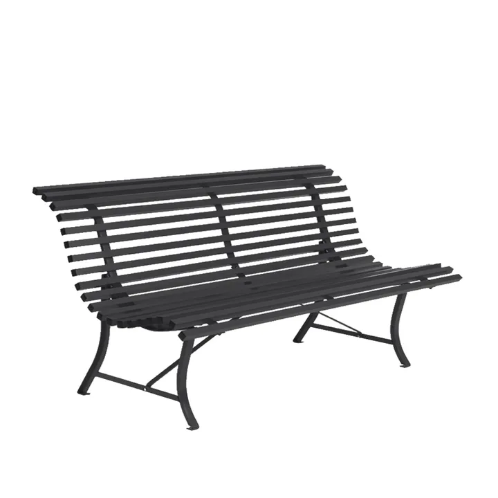 Louisiane bänk 200 cm - anthracite - Fermob