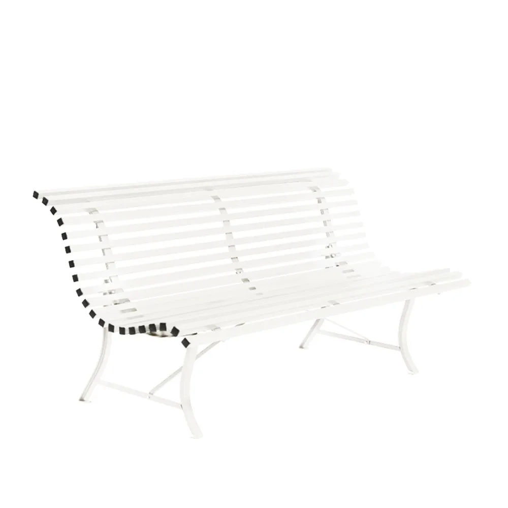 Louisiane bänk 200 cm, cotton white Fermob