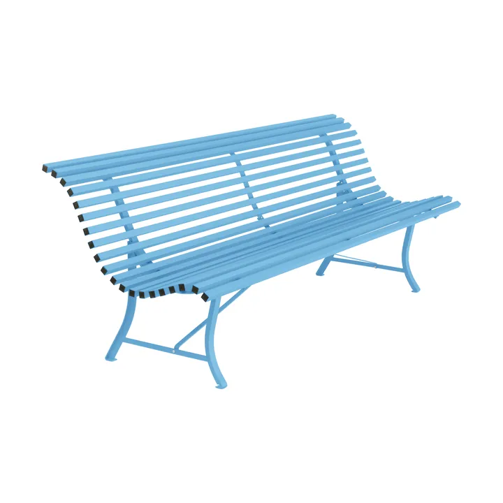 Louisiane bänk 200 cm - Maya Blue - Fermob