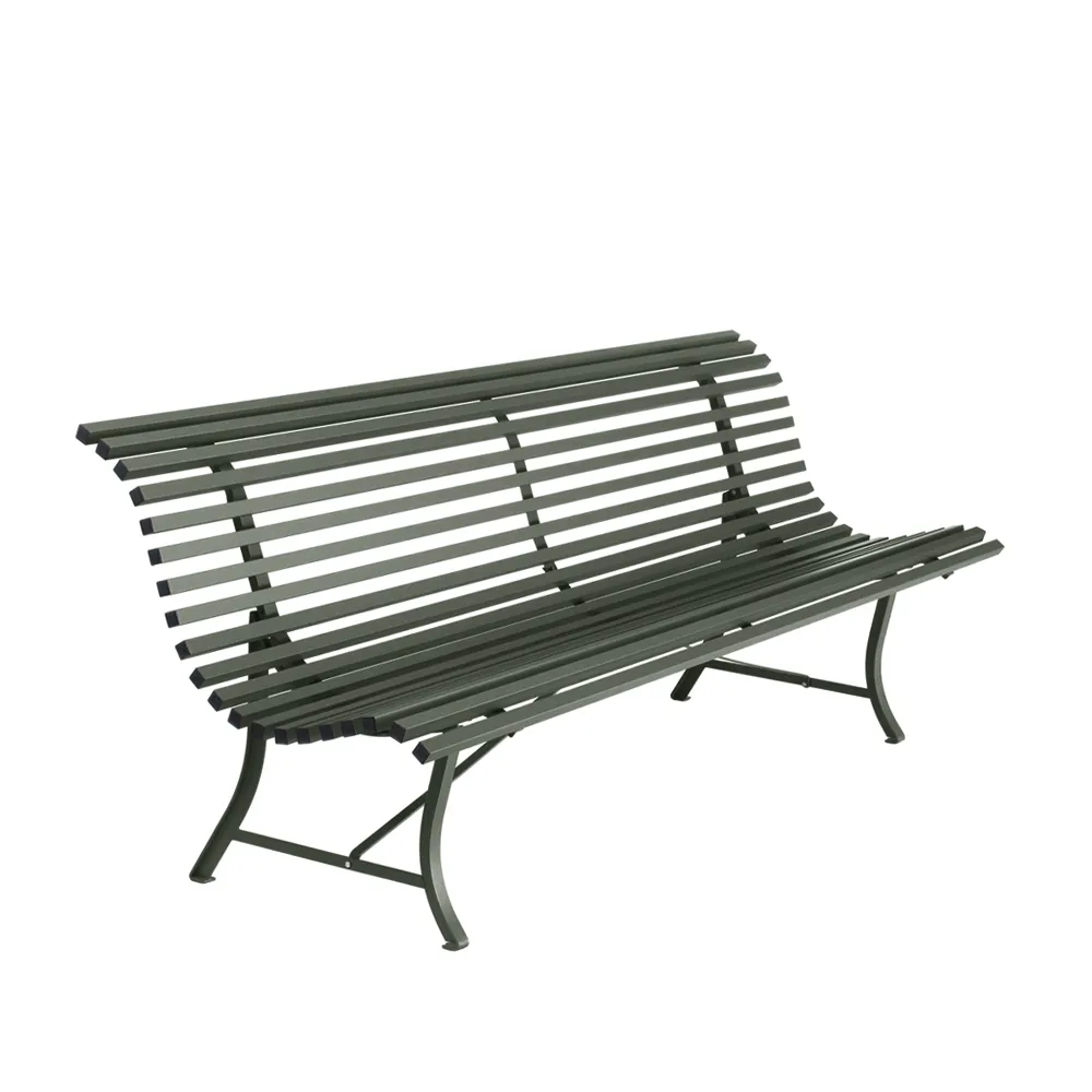 Louisiane bänk 200 cm, rosemary Fermob