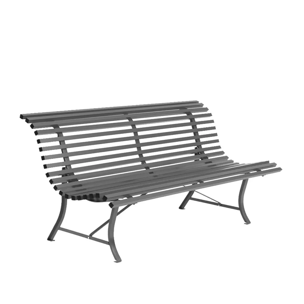 Louisiane bänk 200 cm, storm grey Fermob