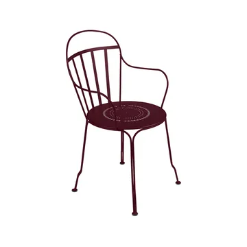 Louvre karmstol - black cherry - Fermob