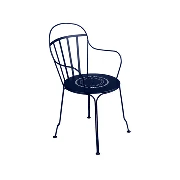 Louvre karmstol - deep blue - Fermob
